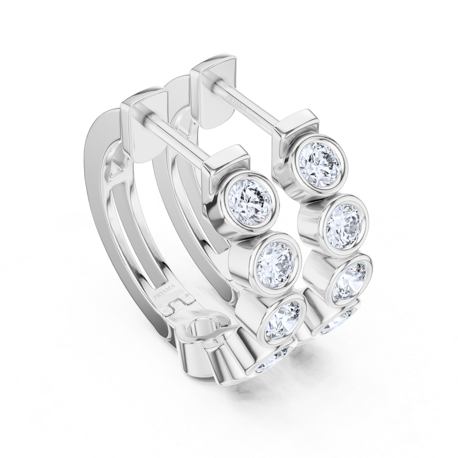 Radiance Diamond Hoop Earrings