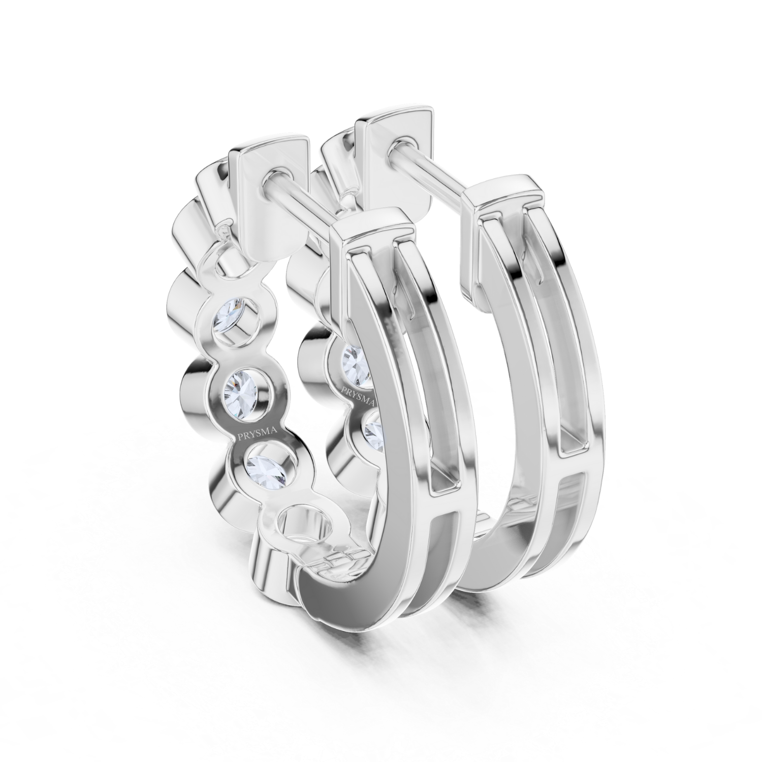 Radiance Diamond Hoop Earrings