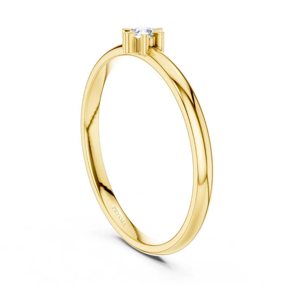 Solara Diamond Solitaire Ring
