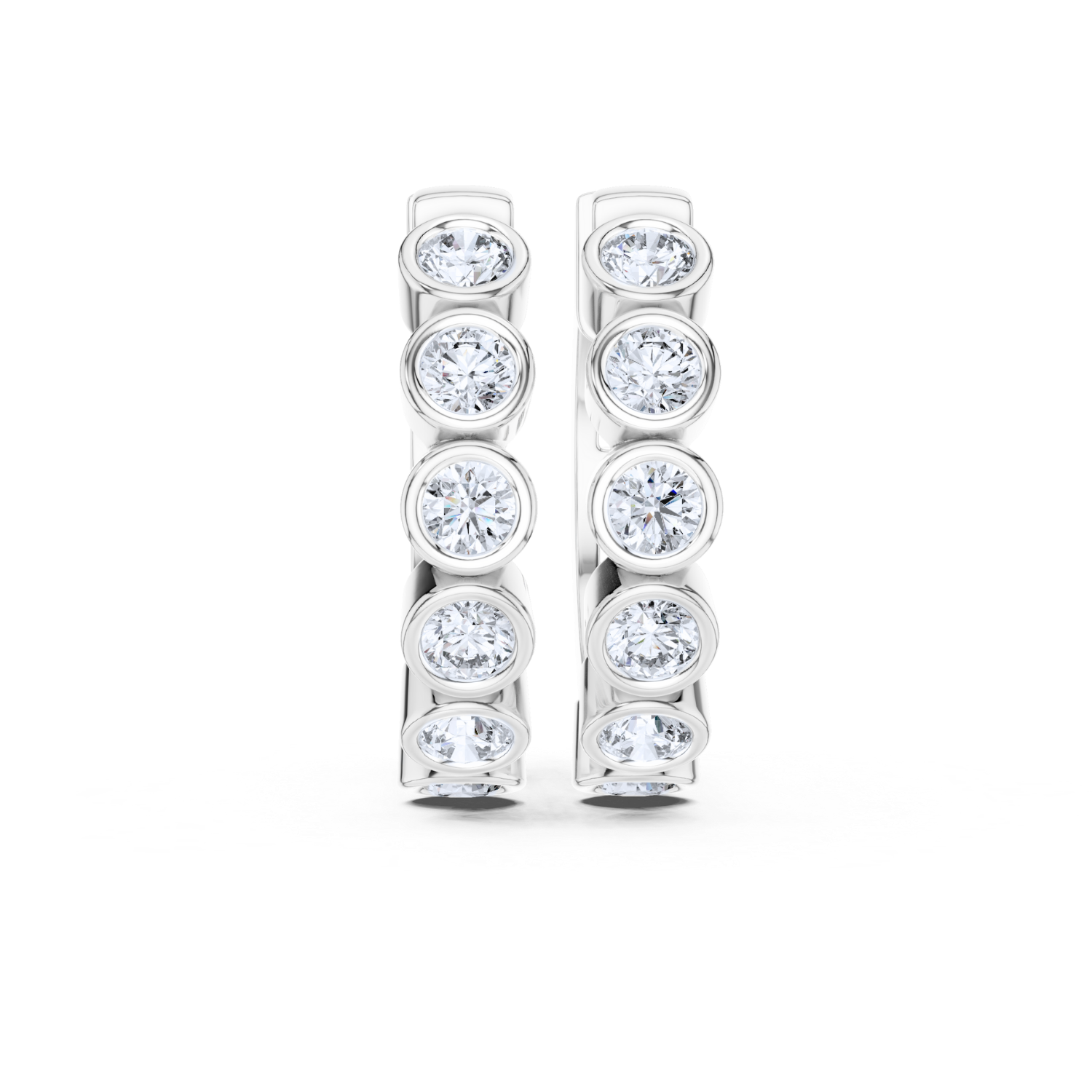 Radiance Diamond Hoop Earrings