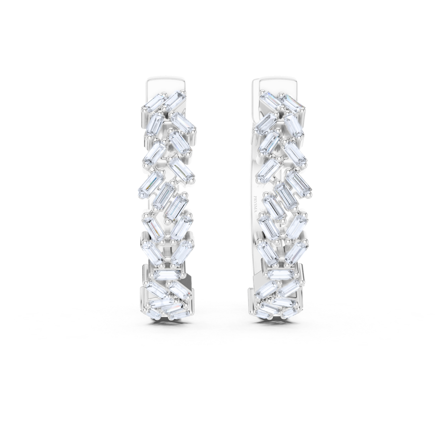 Ethereal Baguette Hoops