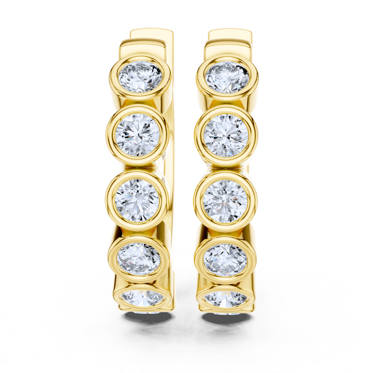 Radiance Diamond Hoop Earrings