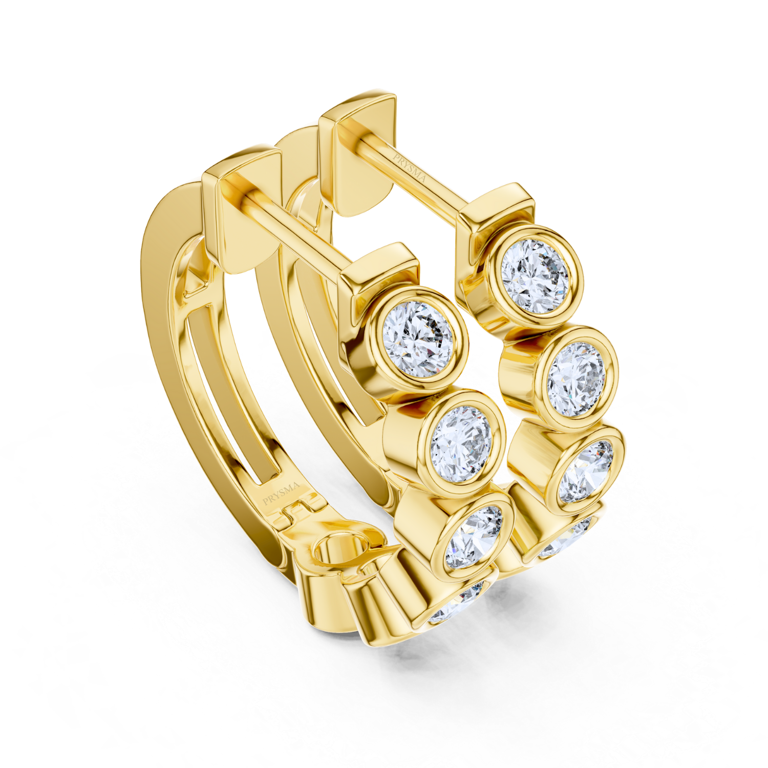 Radiance Diamond Hoop Earrings