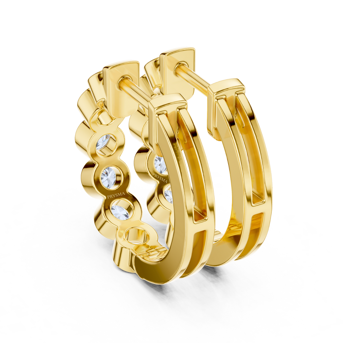 Radiance Diamond Hoop Earrings