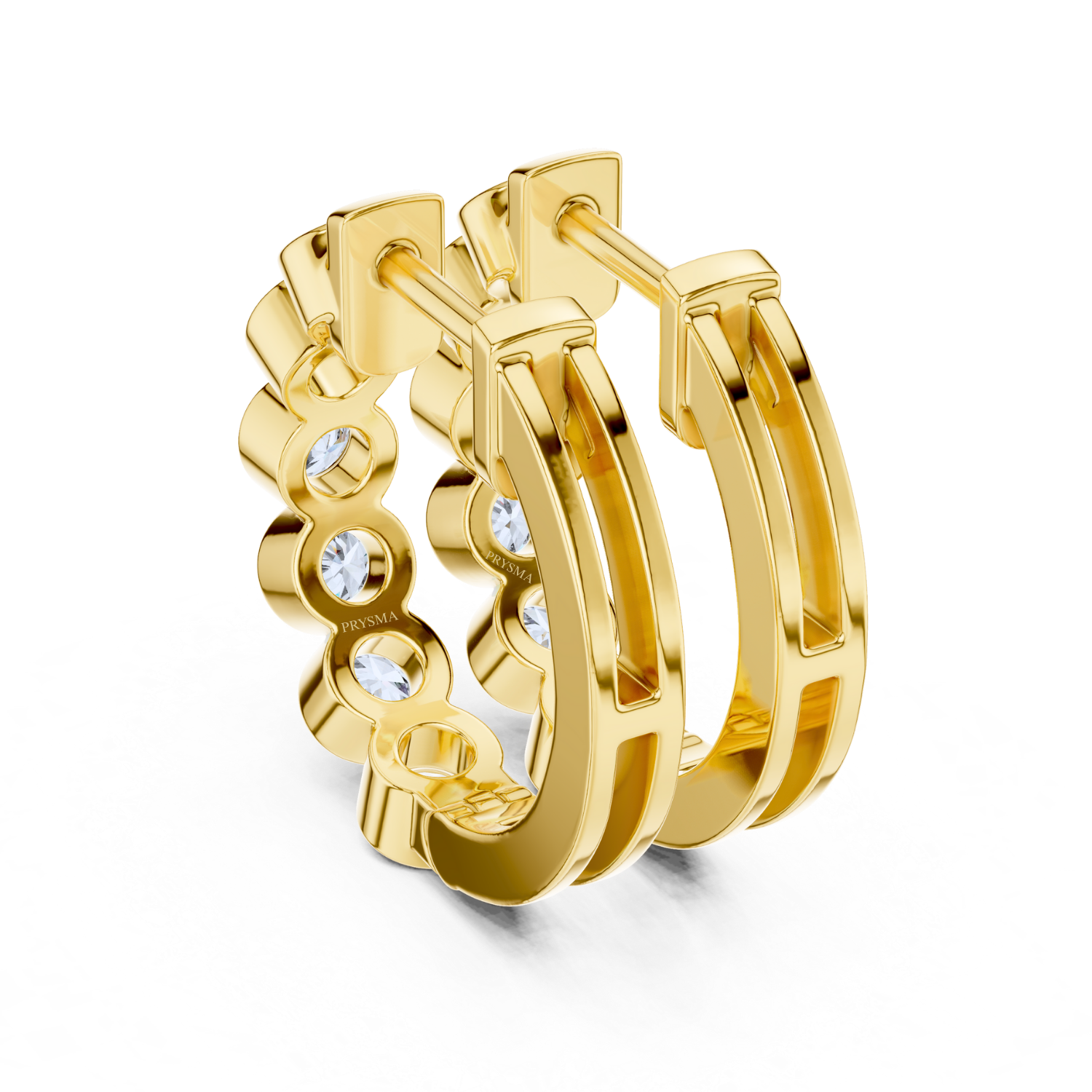 Radiance Diamond Hoop Earrings