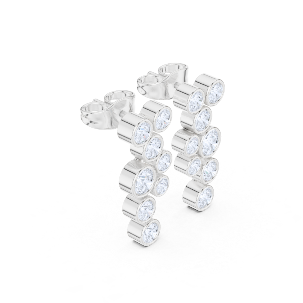 Bubbly Brilliance Drop Earrings