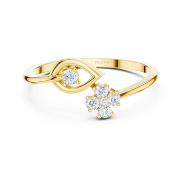 Blooming Grace Bypass Ring