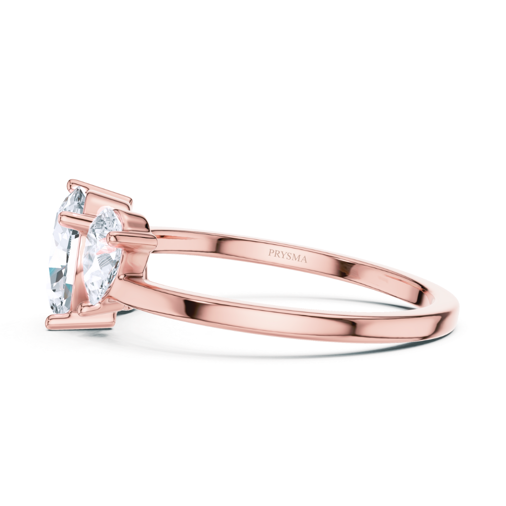 Oval Harmony Trio Ring