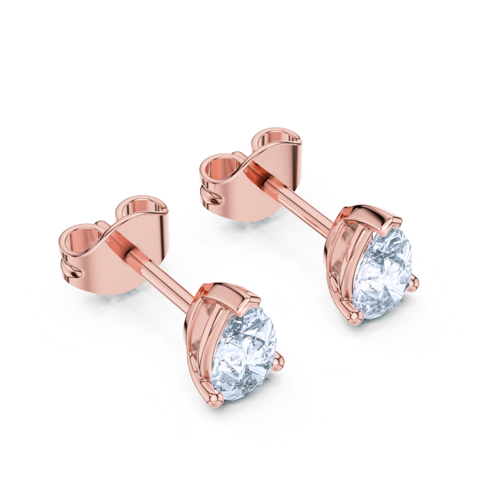 Classic Pear-Shaped Stud Earrings