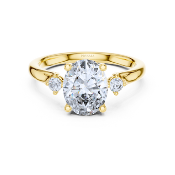 Radiant Trio Oval Diamond Ring