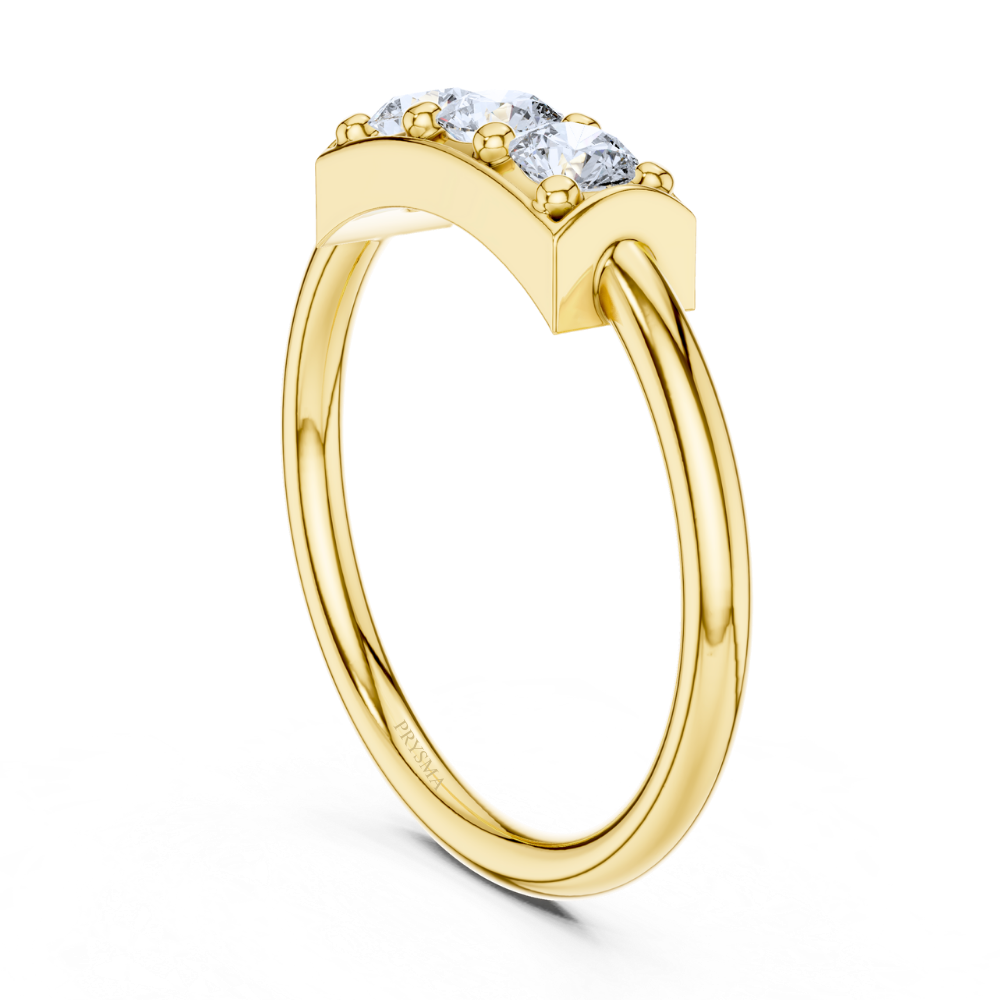 Triad Brilliance Bar Ring
