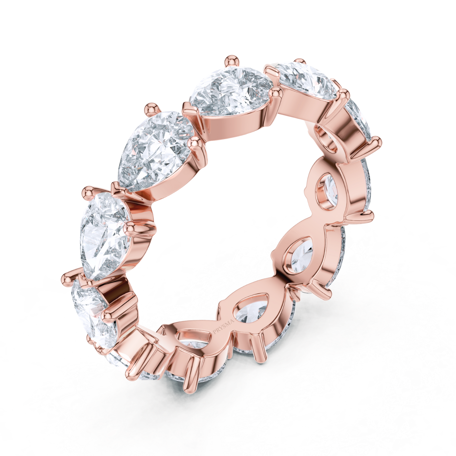 Eterna Pear Diamond Band