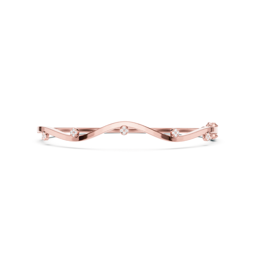 Ondessa Diamond Wave Bracelet