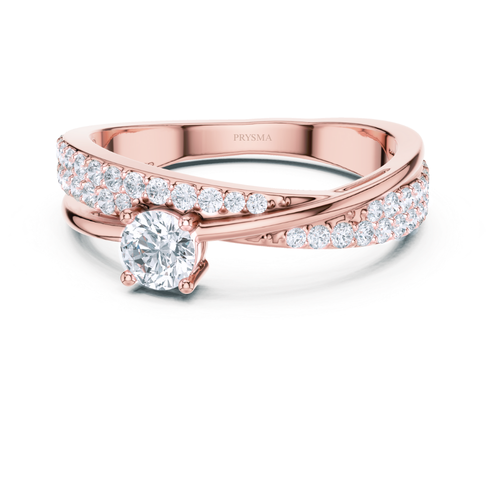 Radiant Embrace Solitaire Ring