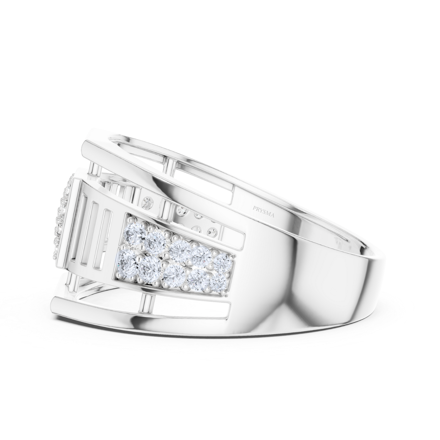 Geometric Diamond Band