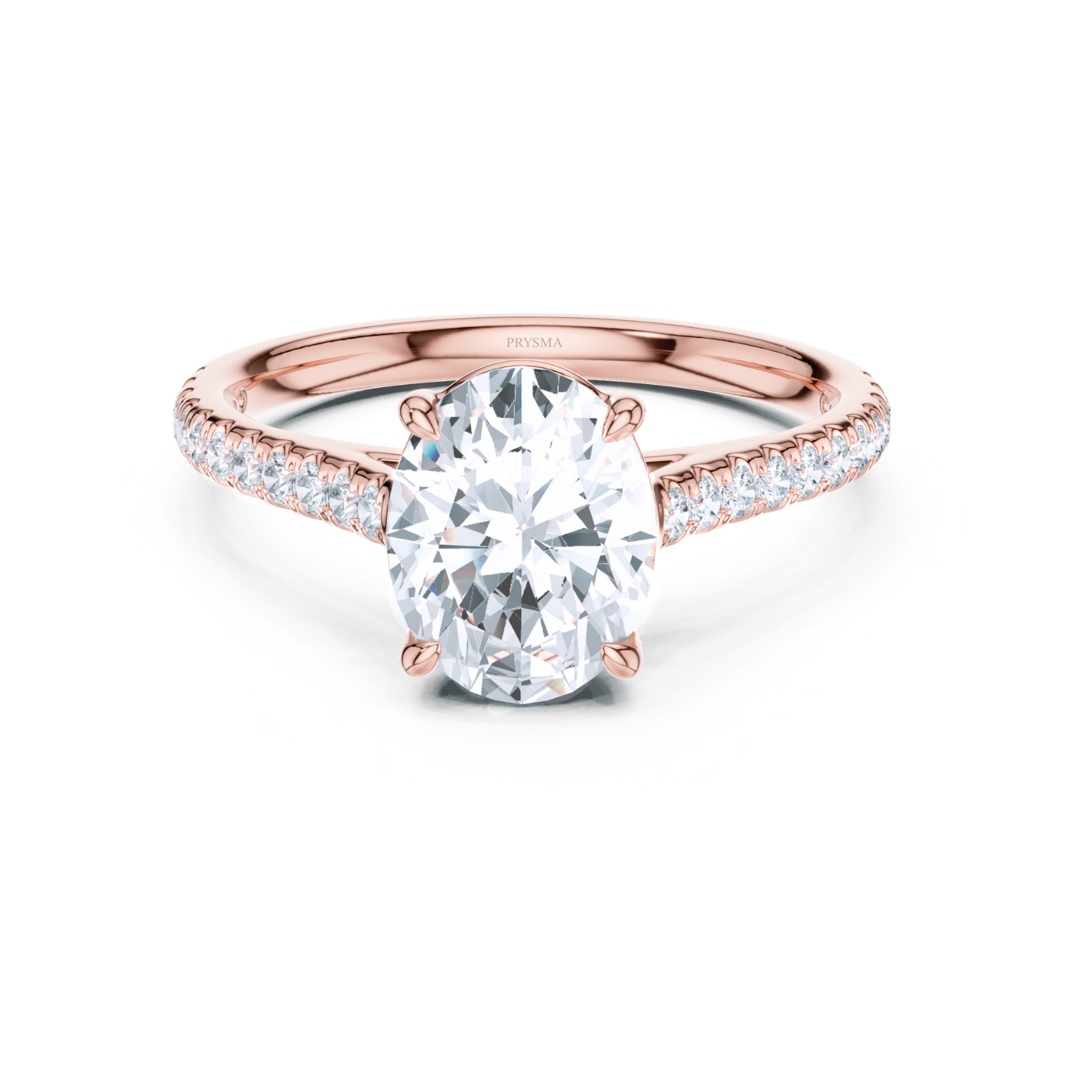Oval-Cut Solitaire Diamond Ring