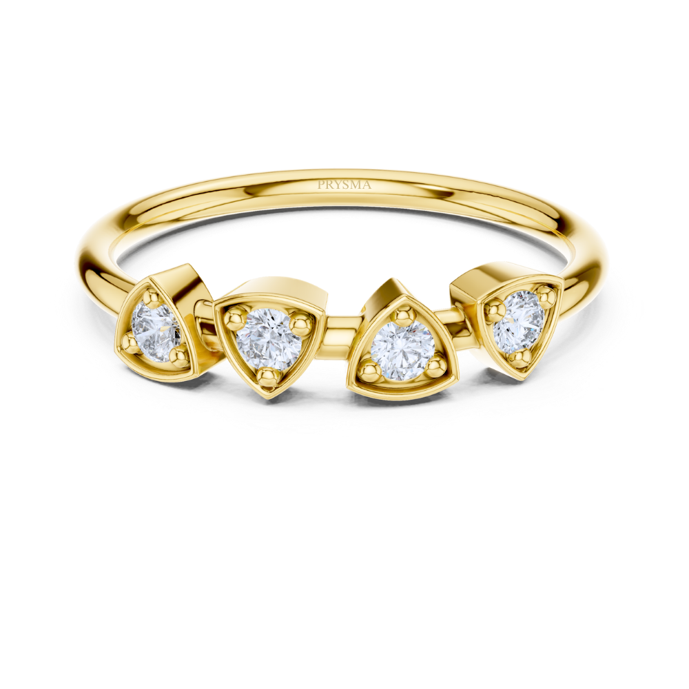 Trinity Gleam Diamond Ring