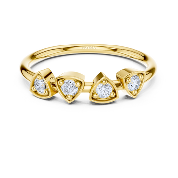 Trinity Gleam Diamond Ring