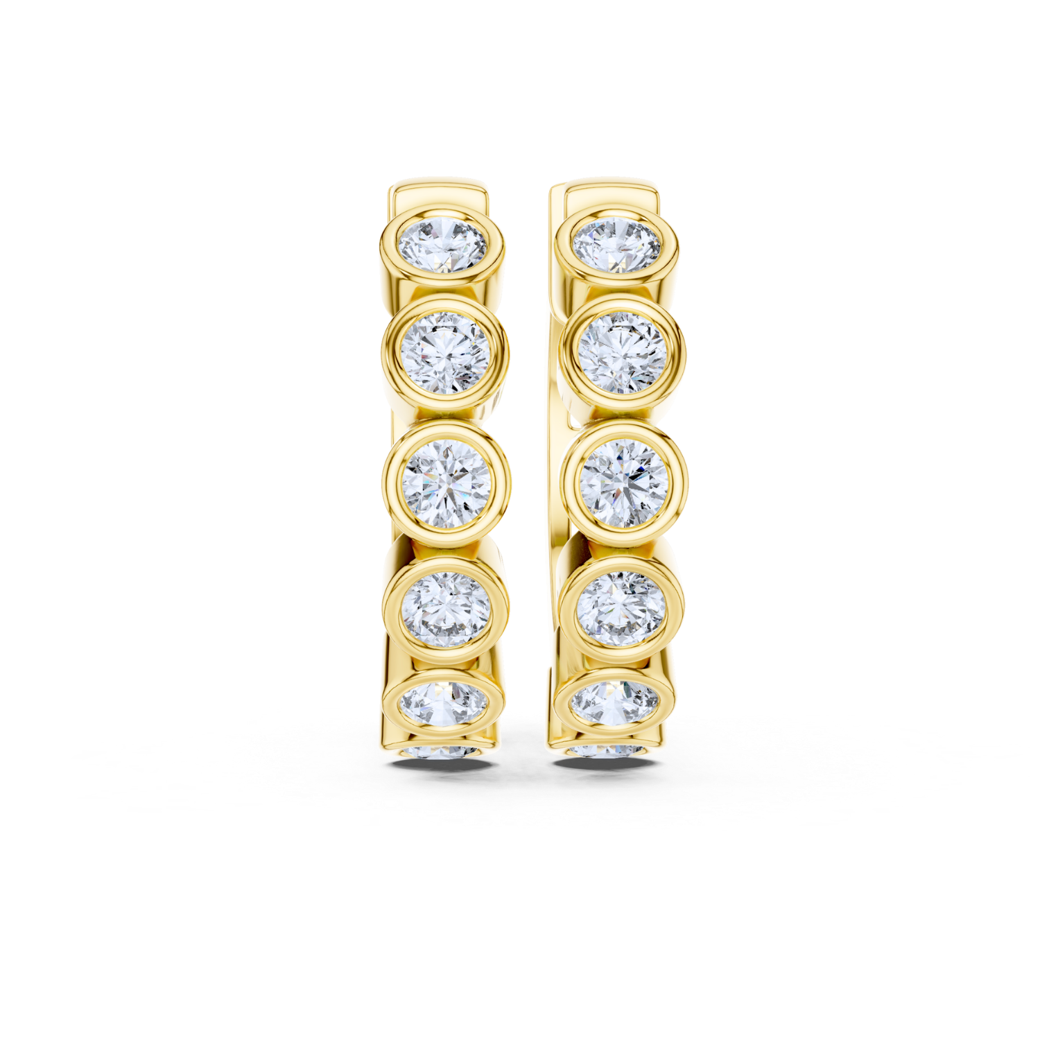 Radiance Diamond Hoop Earrings
