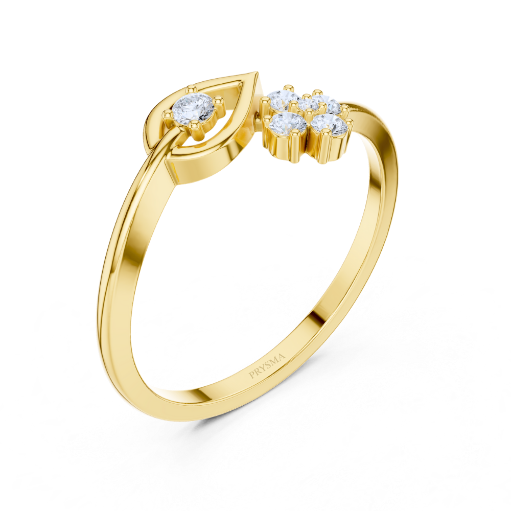 Blooming Grace Bypass Ring