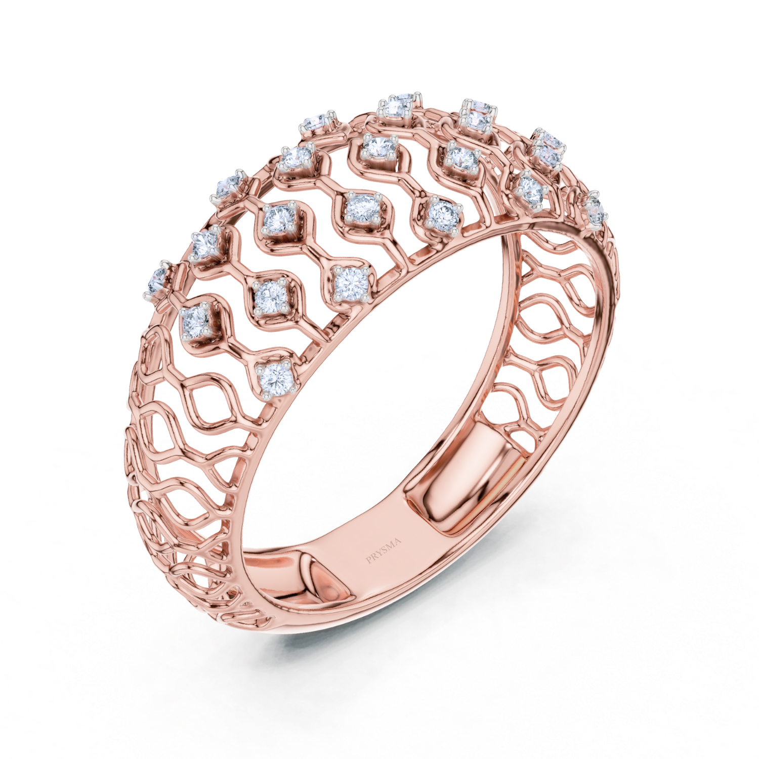 Celestial Lace Diamond Band