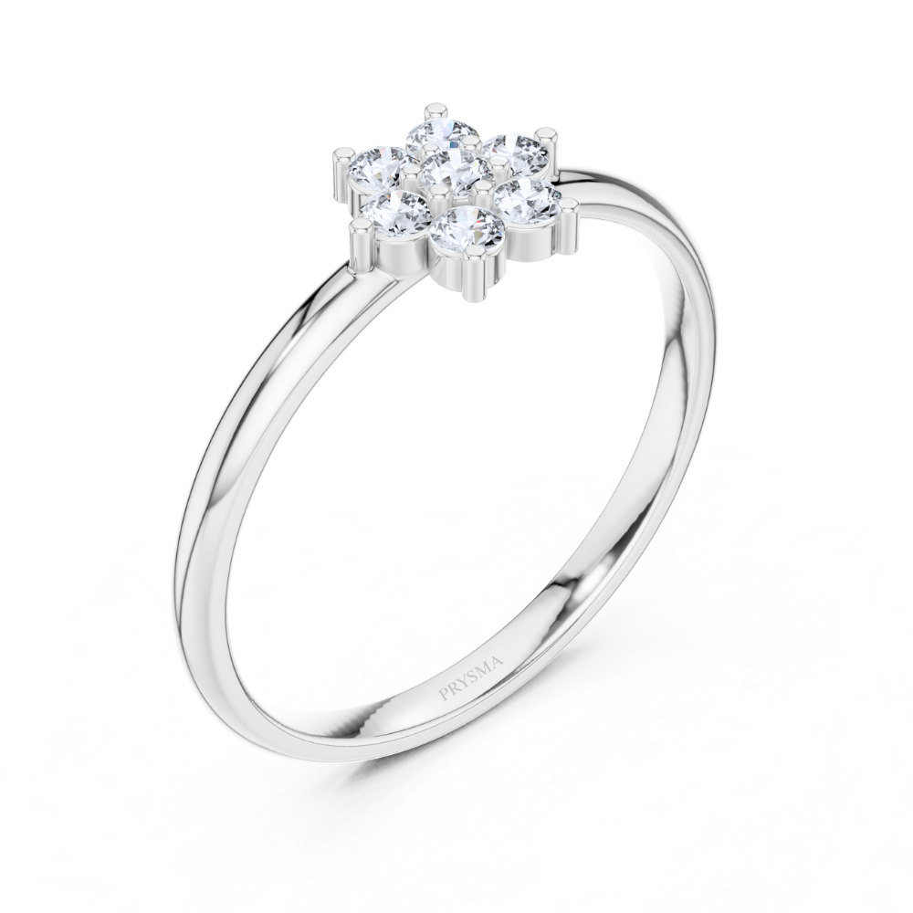 Fleur de Luxe Diamond Ring