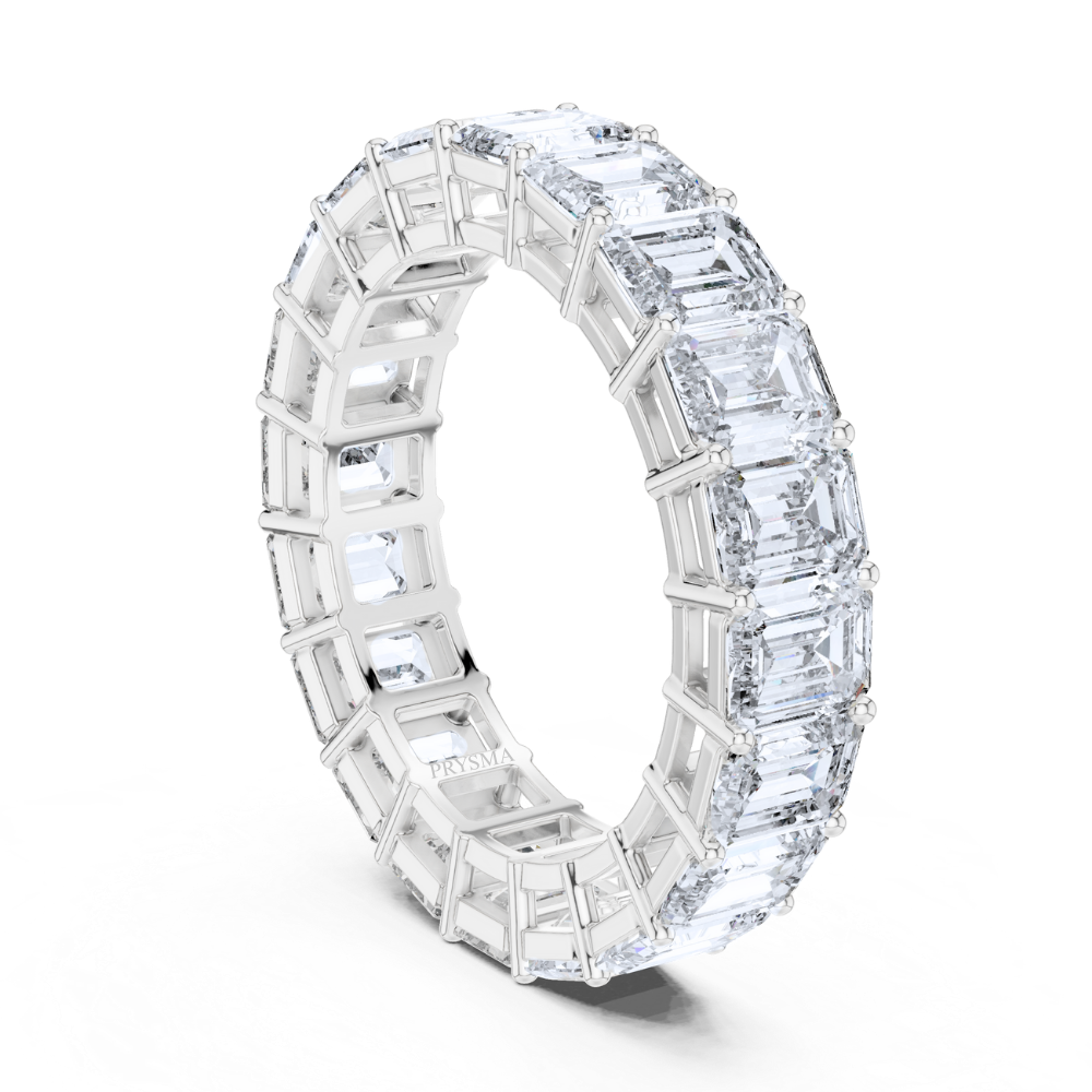 Emerald Majesty Eternity Ring