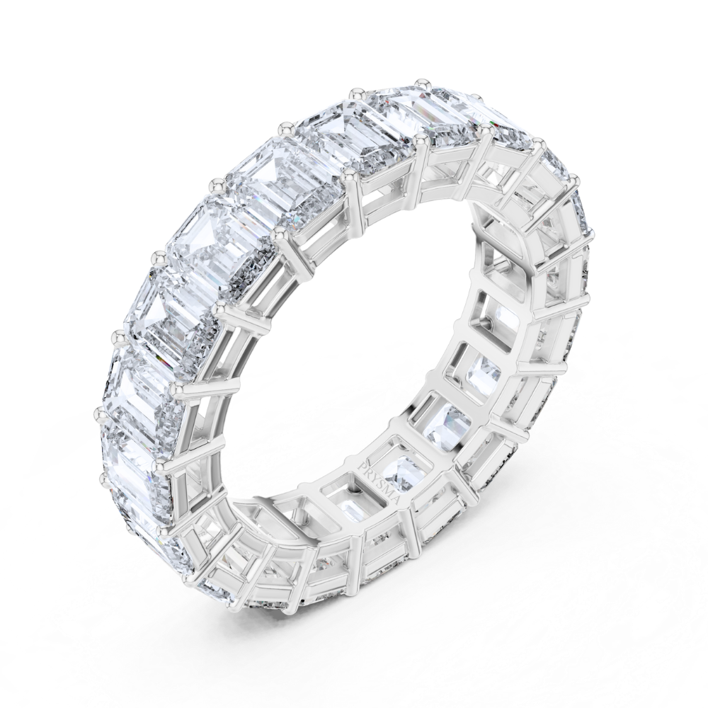 Emerald Majesty Eternity Ring