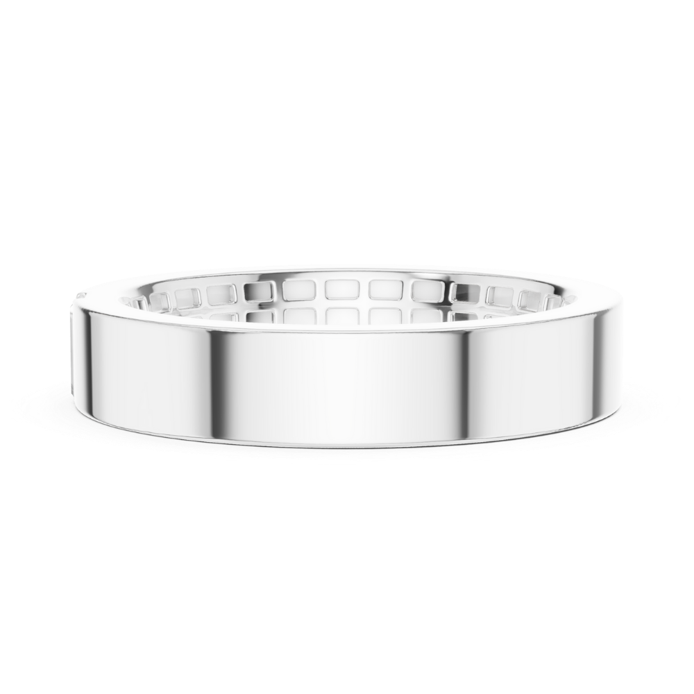 Sleek Brilliance Gold Band Ring