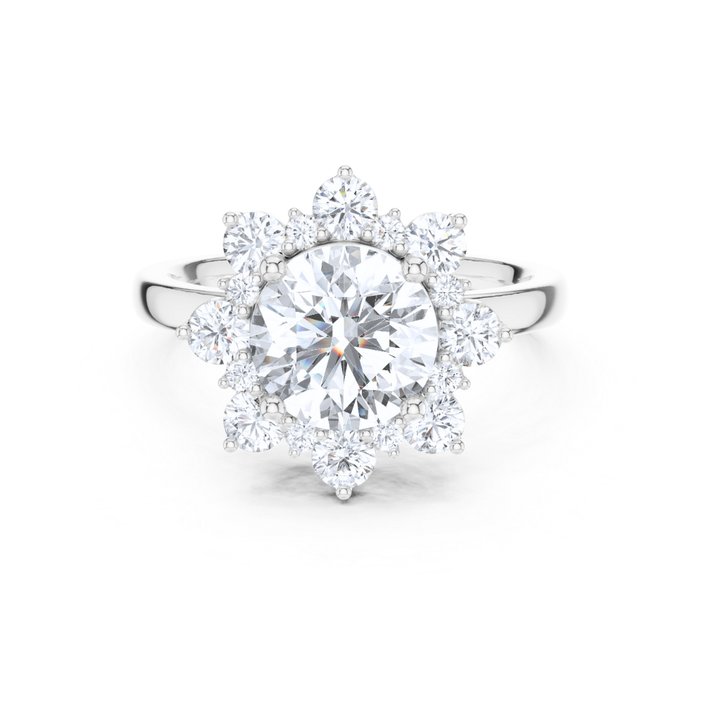 Solara Round Bloom Ring