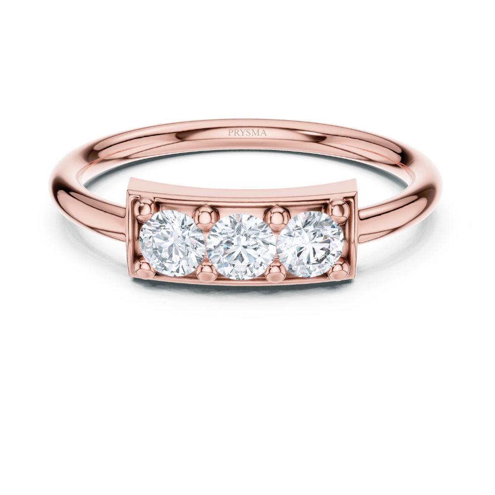 Triad Brilliance Bar Ring