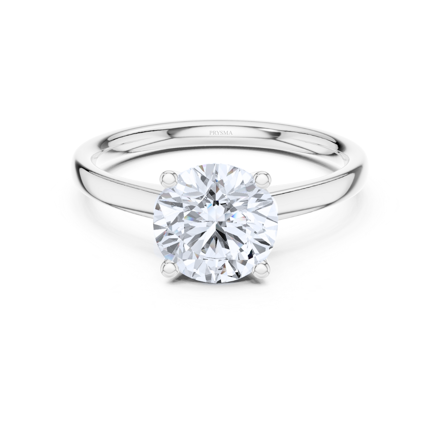 Four-Prong Solitaire Ring
