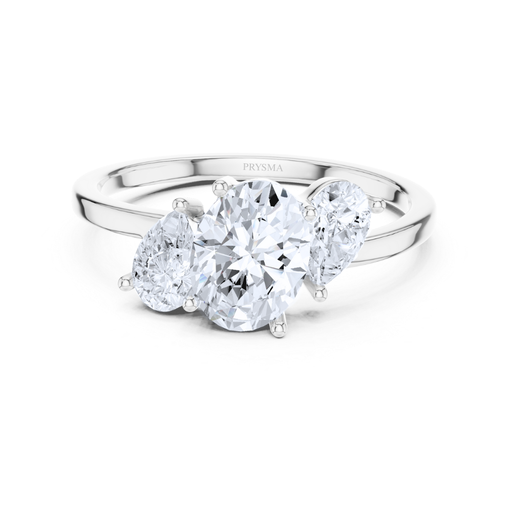 Oval Harmony Trio Ring