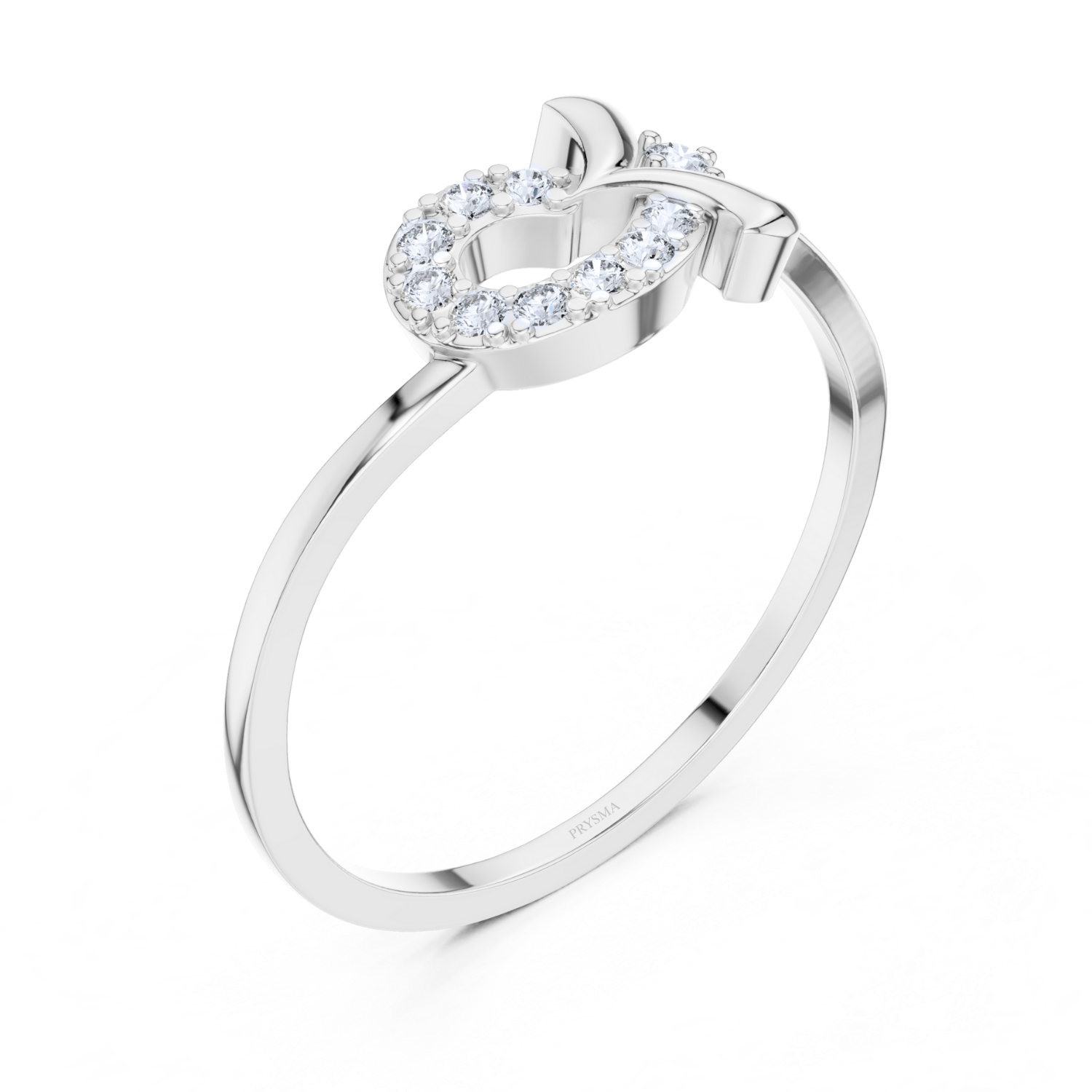 Graceful Bow Diamond Ring