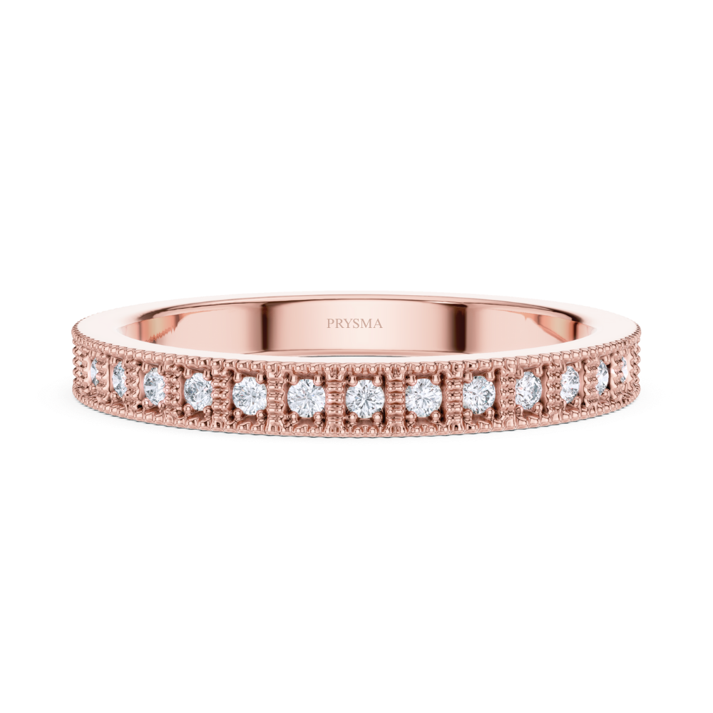 Vintage Milgrain Elegance Ring