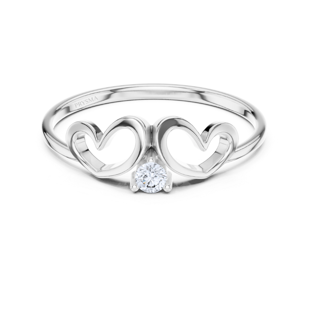 Twin Hearts Promise Ring