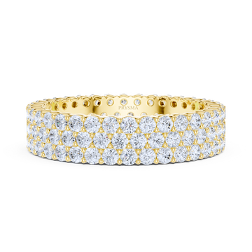 Aurora Triple Row Diamond Eternity Ring