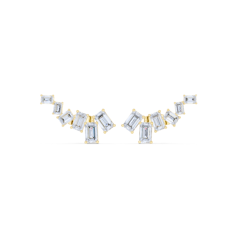 Starlit Arc Ear Climbers