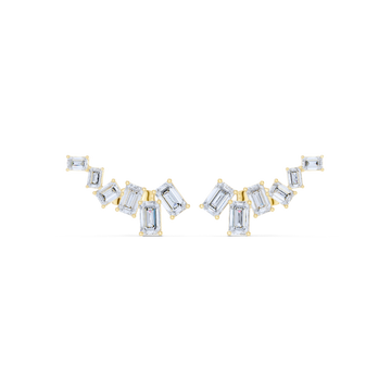 Starlit Arc Ear Climbers