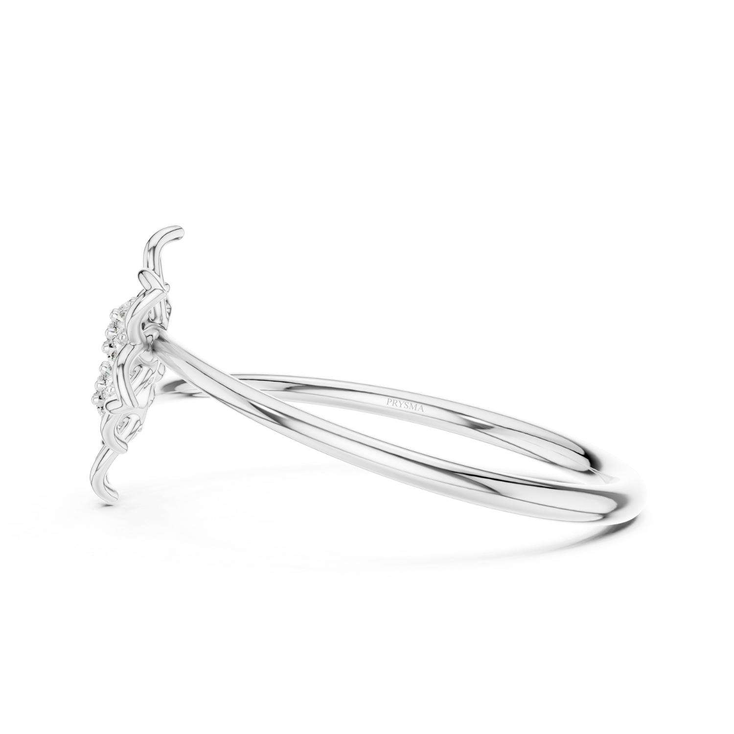 Twin Blossom Diamond Ring