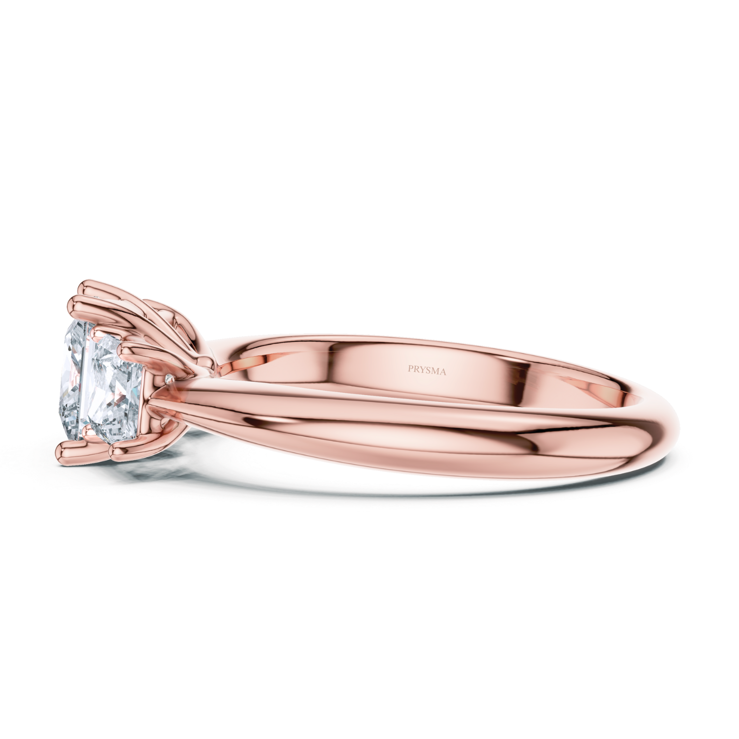 Three-Stone Princess-Cut Diamond