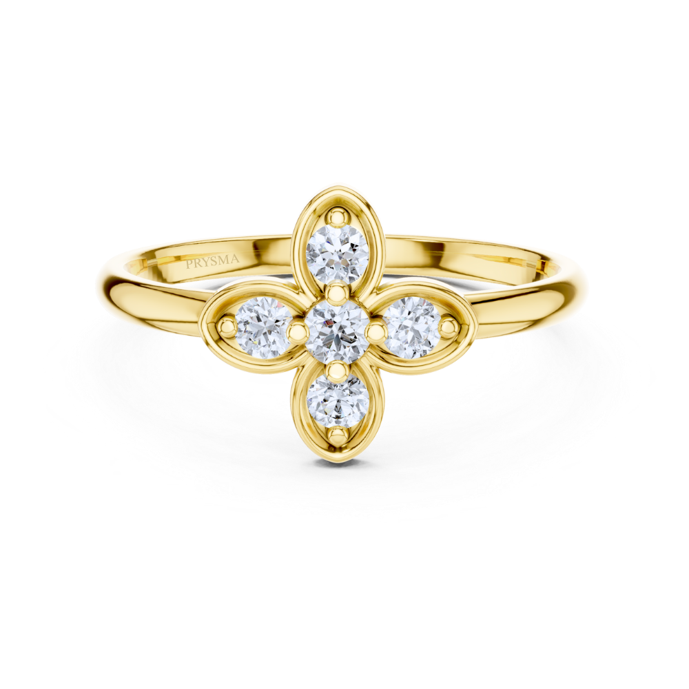 Luxe Clover Diamond Ring