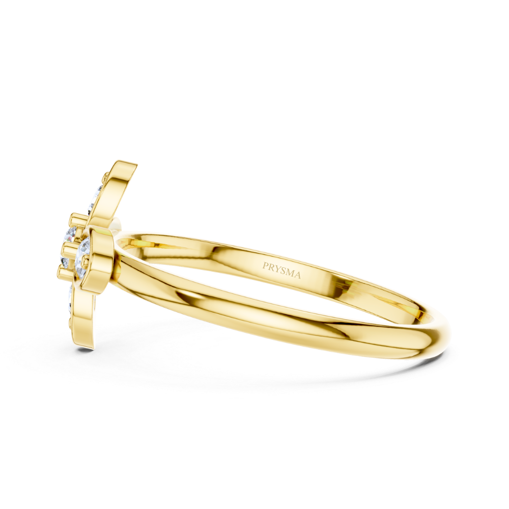 Luxe Clover Diamond Ring