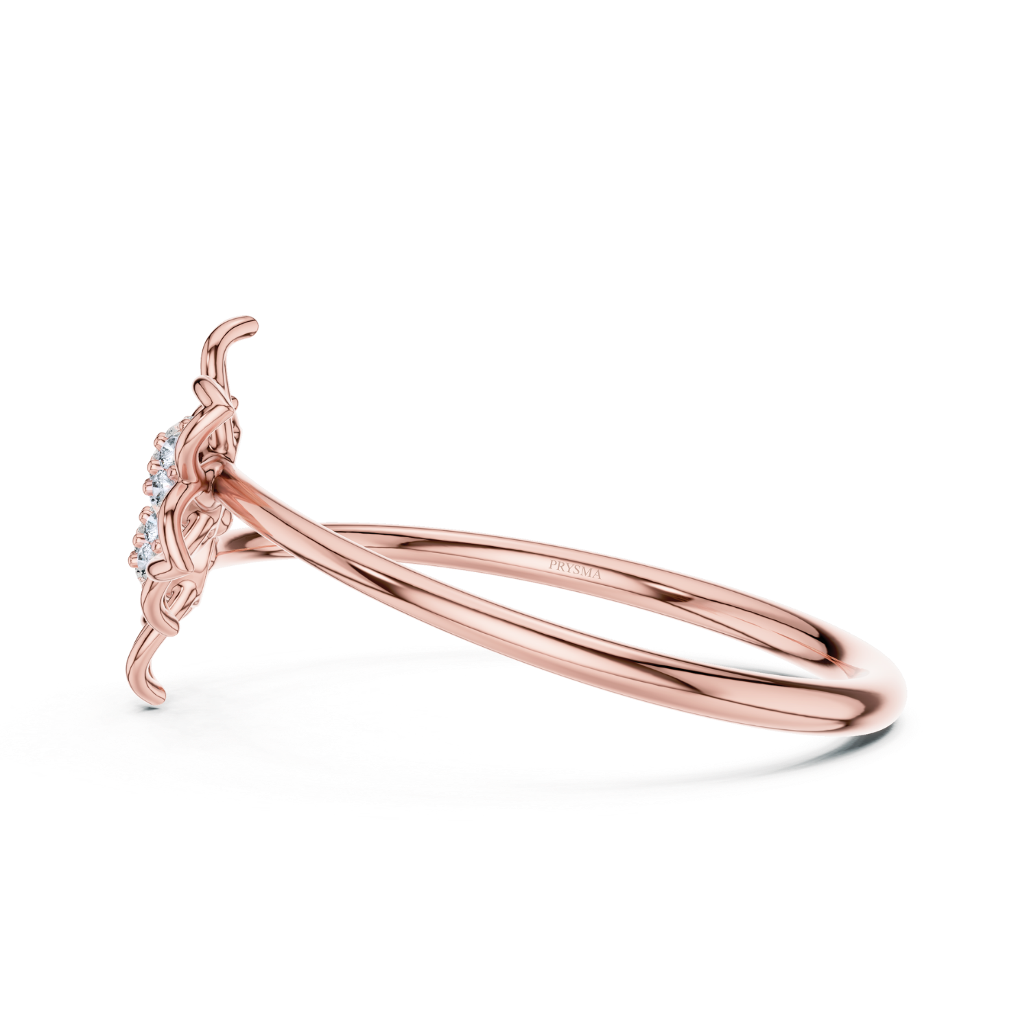 Twin Blossom Diamond Ring