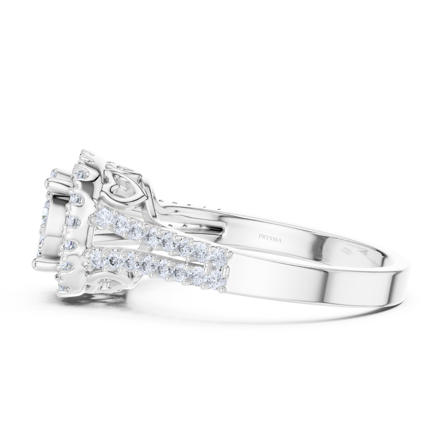 Luxury Cluster Halo Diamond Ring