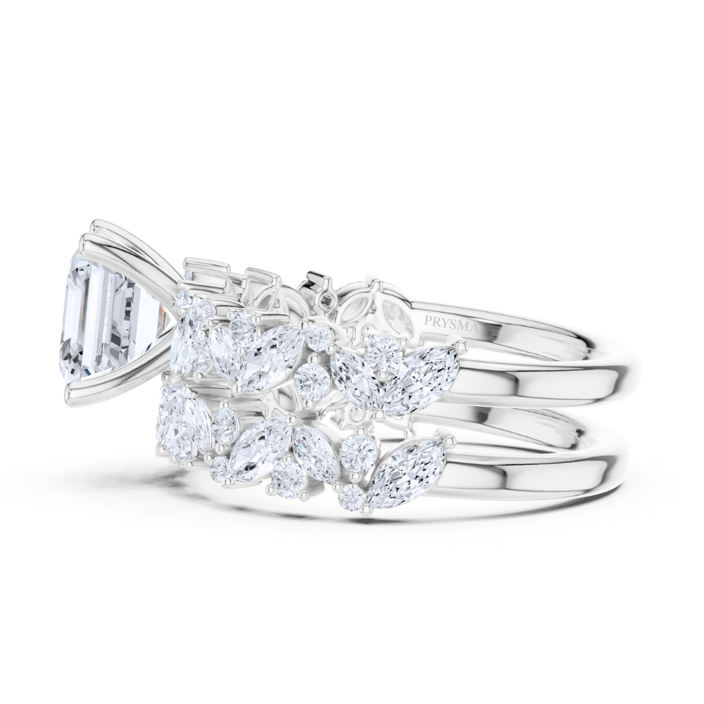 Imperial Grace Emerald Cut Diamond Ring