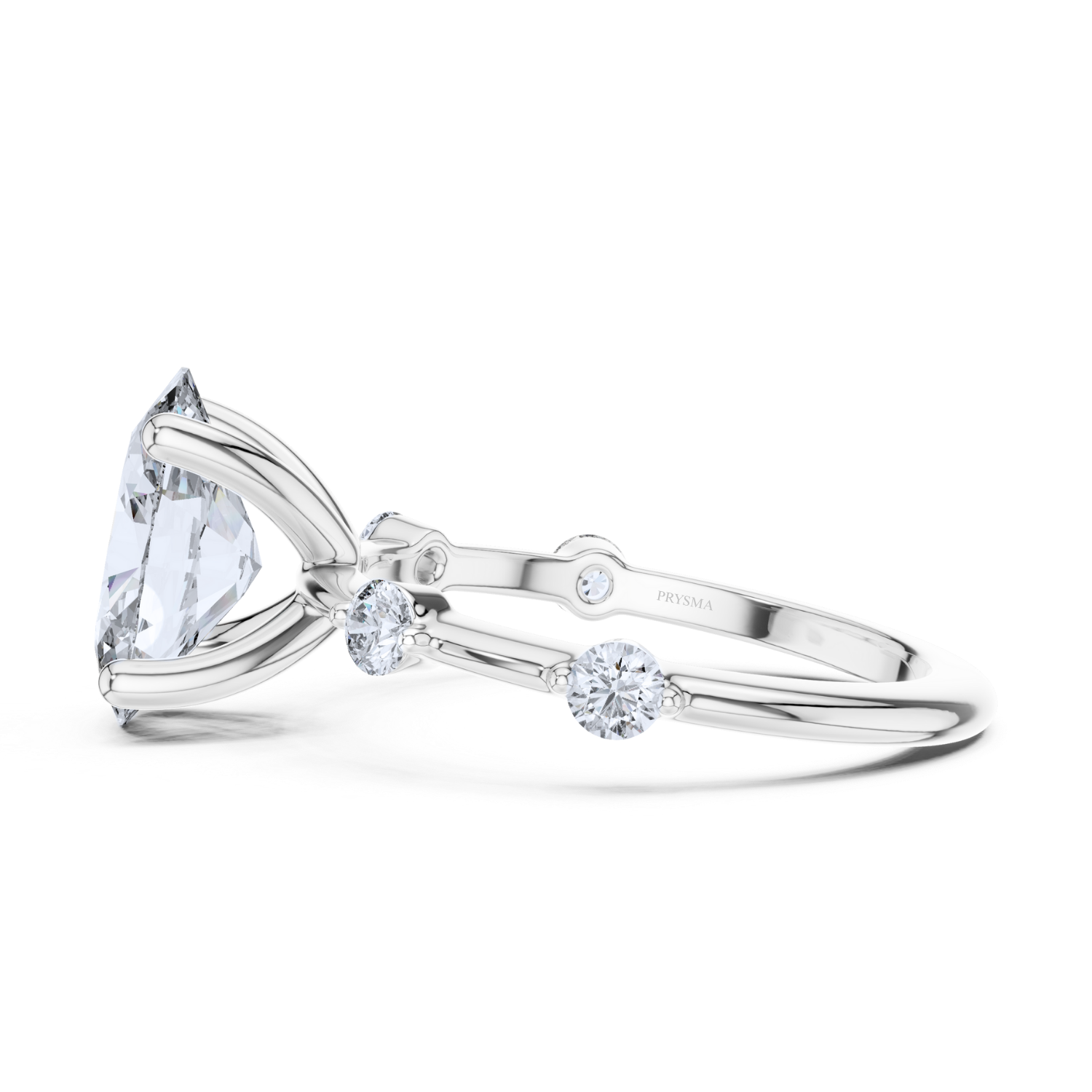 Celestial Elegance Oval Diamond Ring