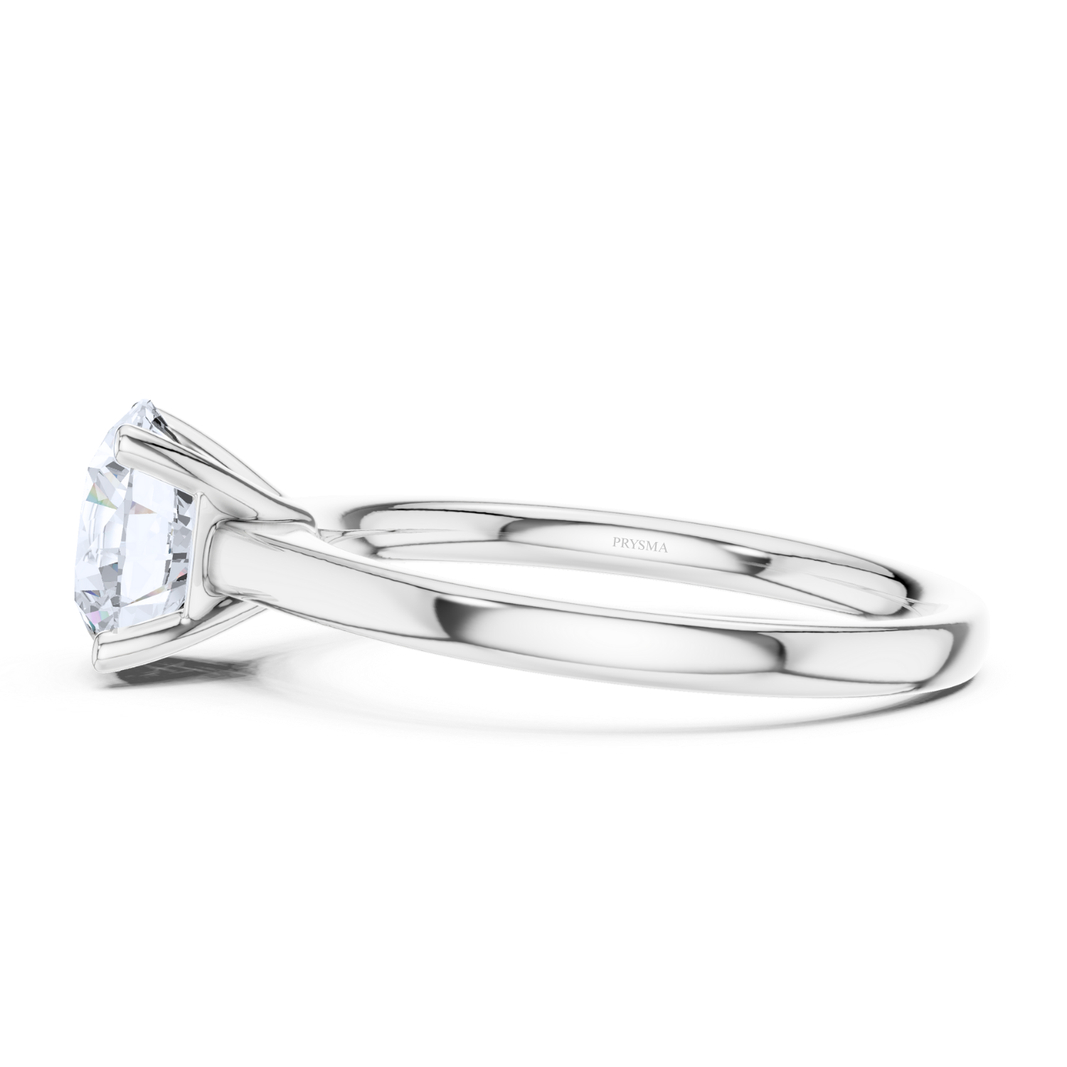 Four-Prong Solitaire Ring