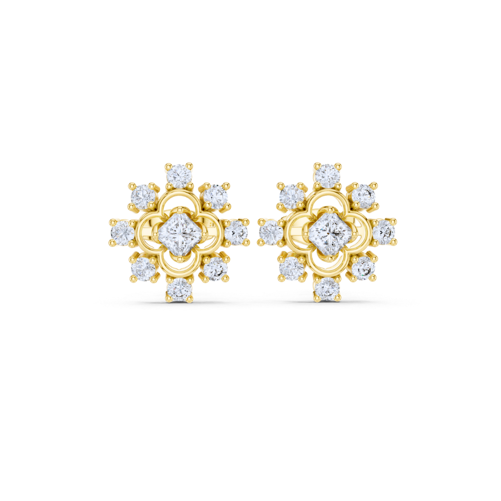 Gilded Spark Bloom Studs