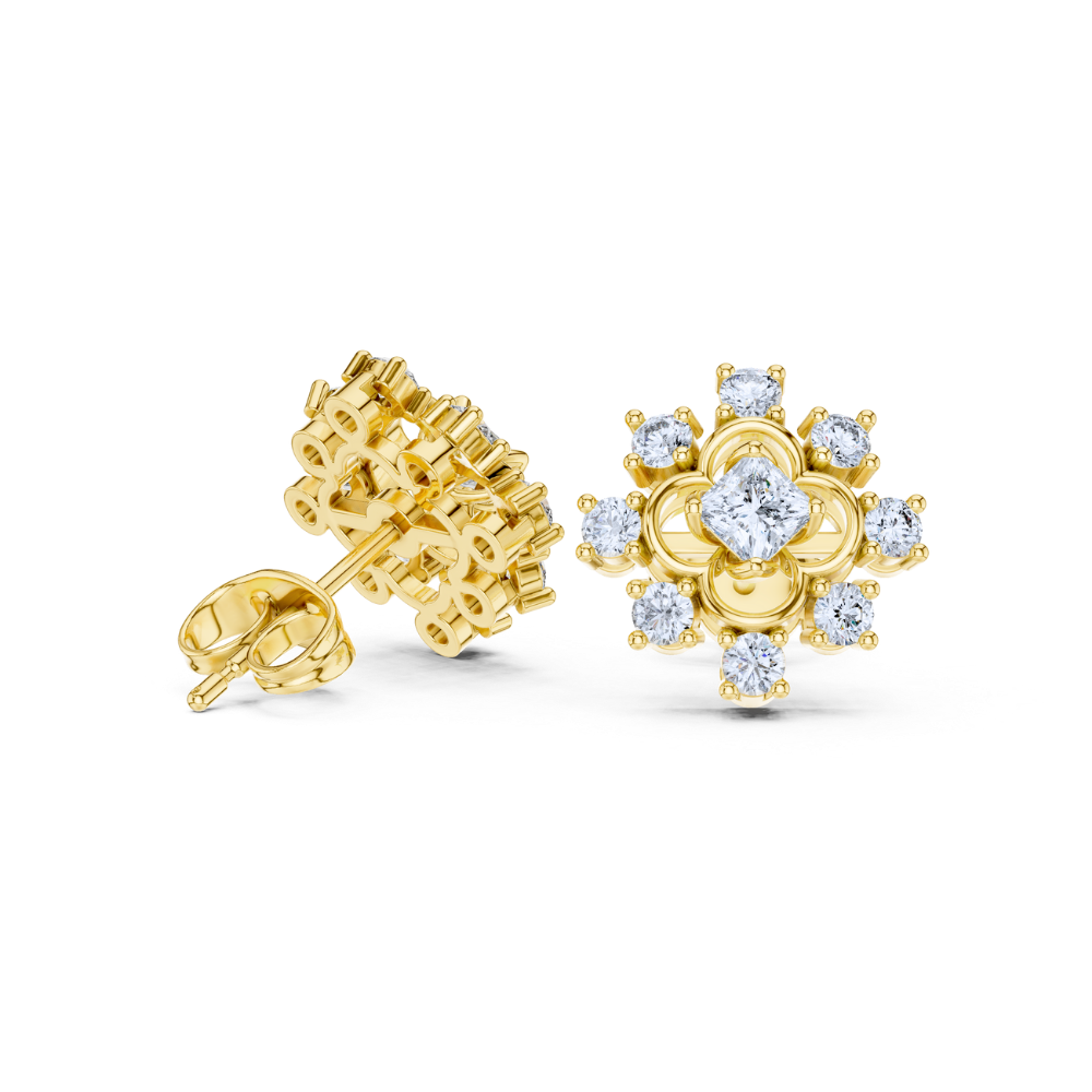Gilded Spark Bloom Studs